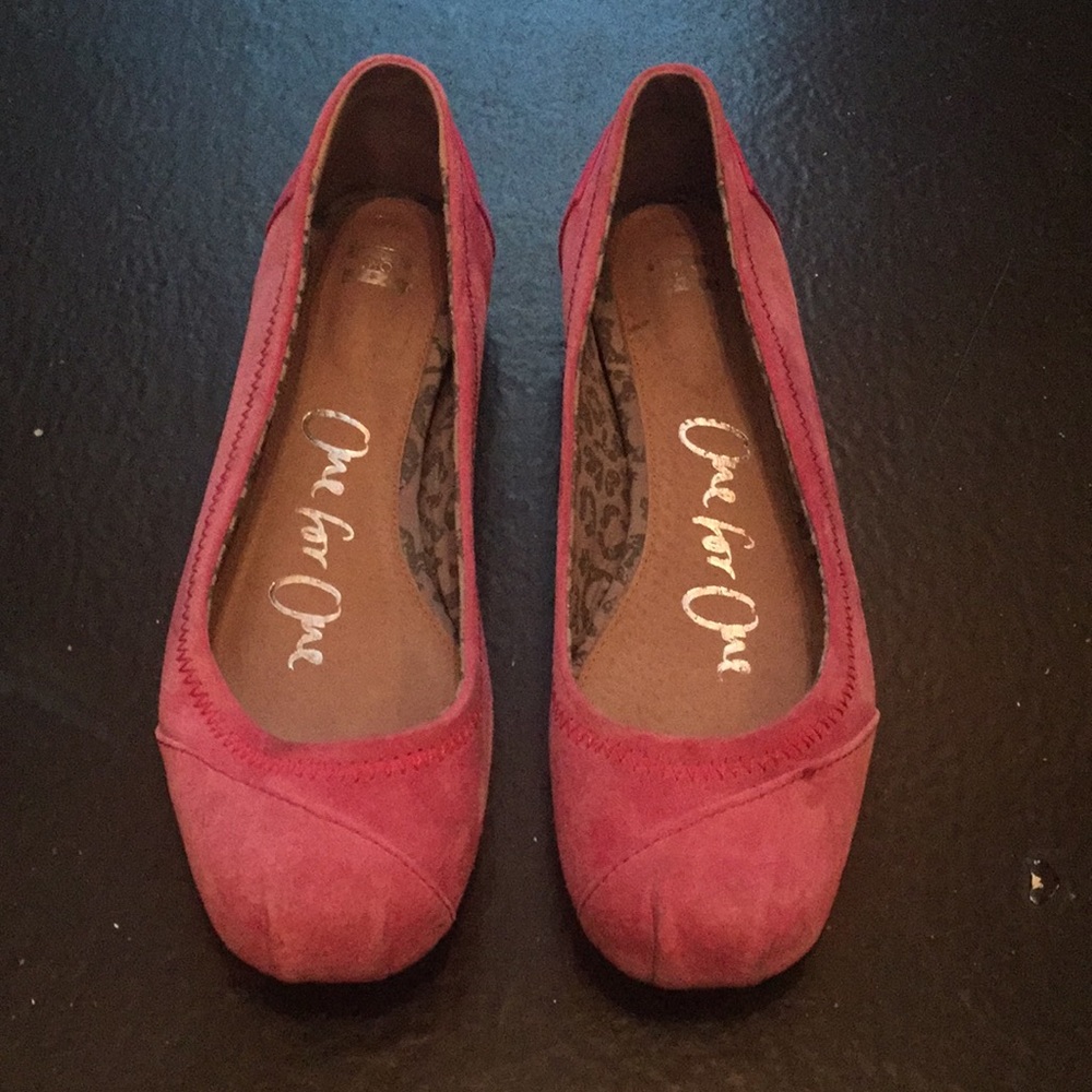 TOMS Ballet Flats Pink